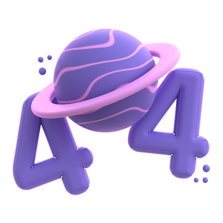 Erro 404  3D Icon