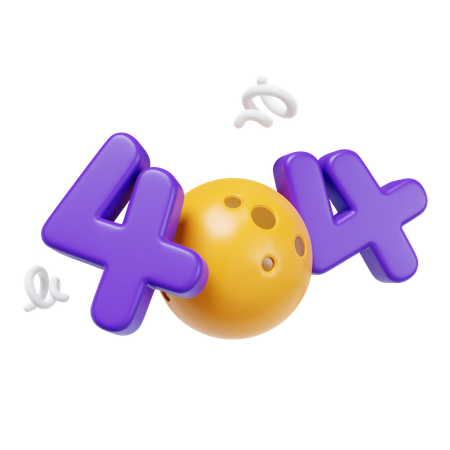 Erro 404  3D Icon