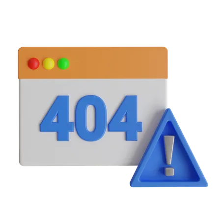 Erro 404  3D Icon