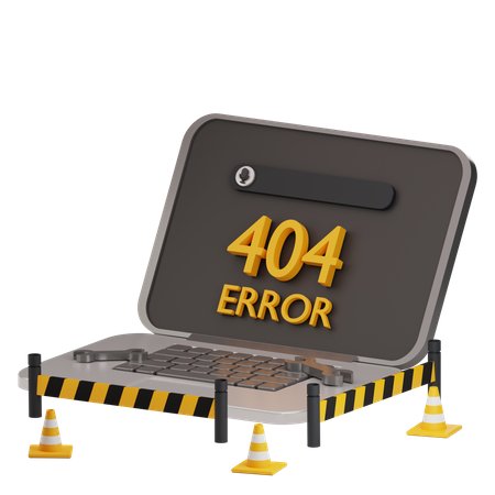 Erro 404  3D Icon