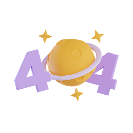 Erro 404  3D Icon