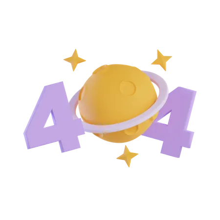 Erro 404  3D Icon