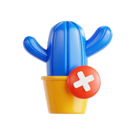 Cacto de erro  3D Icon