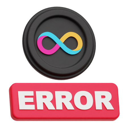 Erro de computador na internet  3D Icon