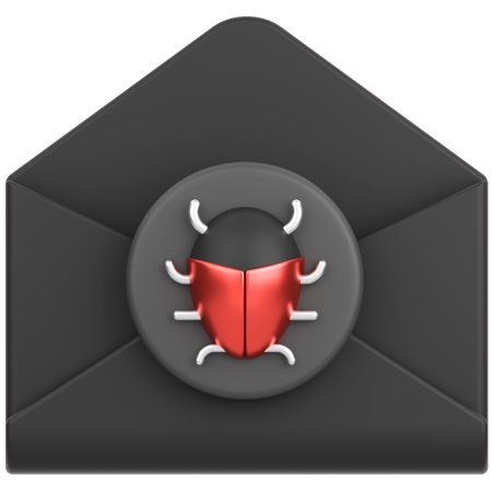Erro de correio  3D Icon