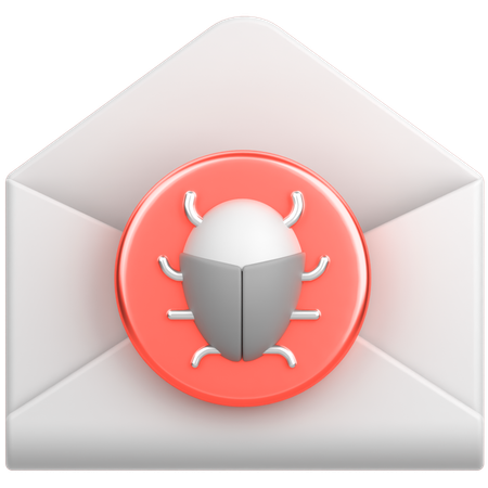 Erro de correio  3D Icon