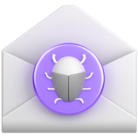 Erro de correio  3D Icon