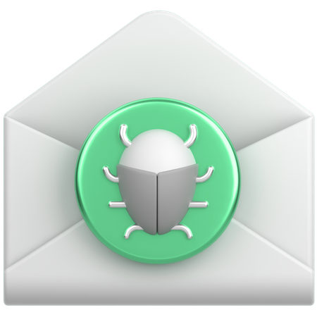 Erro de correio  3D Icon