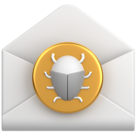 Erro de correio  3D Icon
