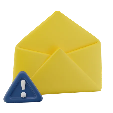 Erro de e-mail  3D Icon