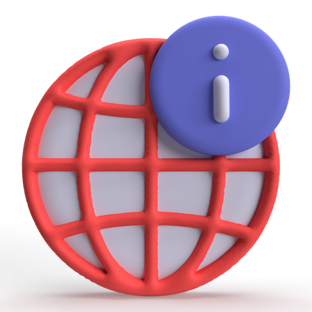 Erro de internet  3D Icon