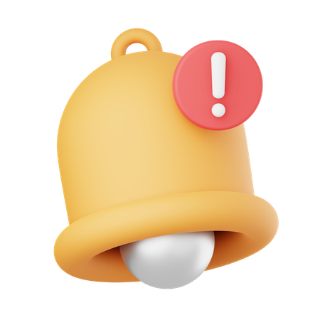Erro de notificação  3D Icon