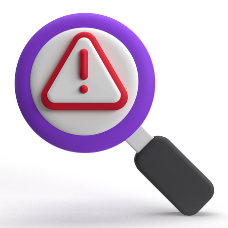 Erro de pesquisa  3D Icon