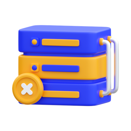 Erro de servidor  3D Icon