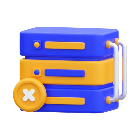 Erro de servidor  3D Icon