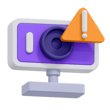 Erro de webcam  3D Icon