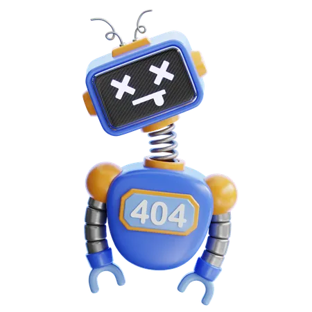 Erro do robô  3D Icon