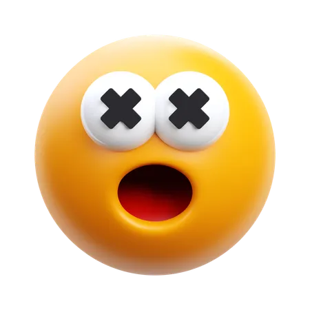 Error Emoji 3 D Render Icon Illustration 3D Icon