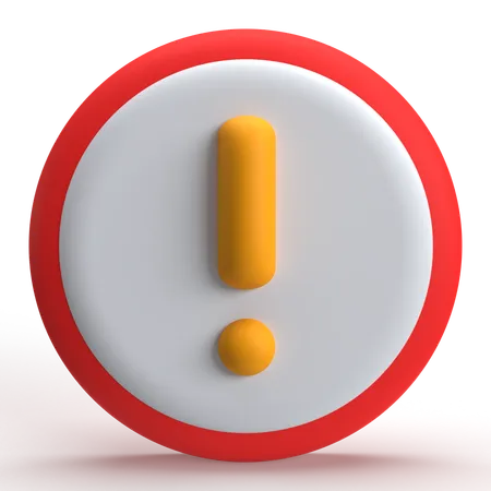 Error  3D Icon