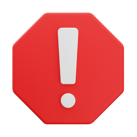 Error  3D Icon