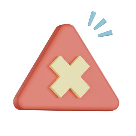 Error  3D Icon