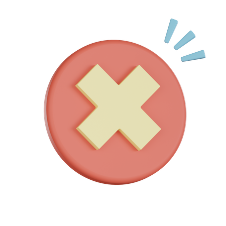 Error  3D Icon