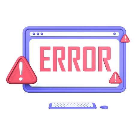 Error  3D Icon