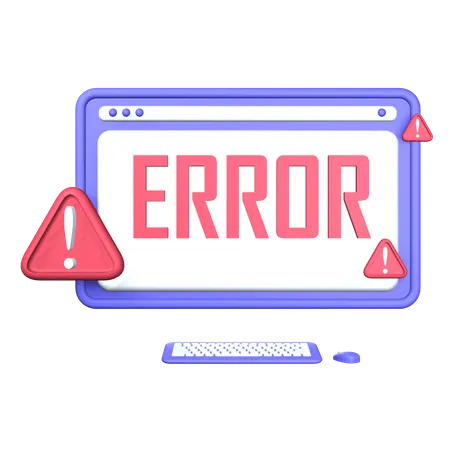 Error  3D Icon