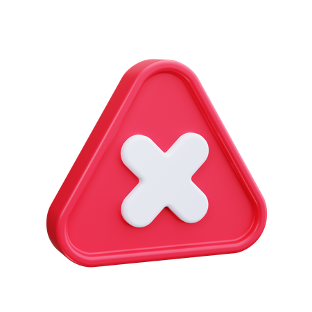 Error  3D Icon