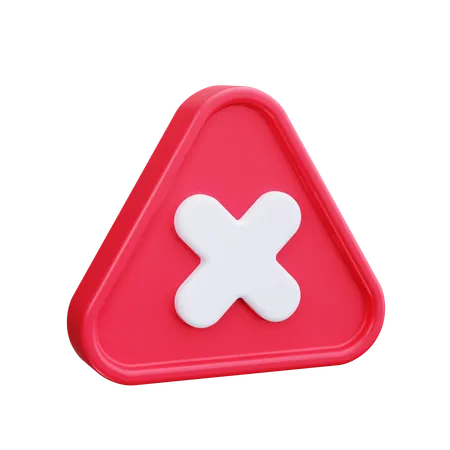 Error  3D Icon