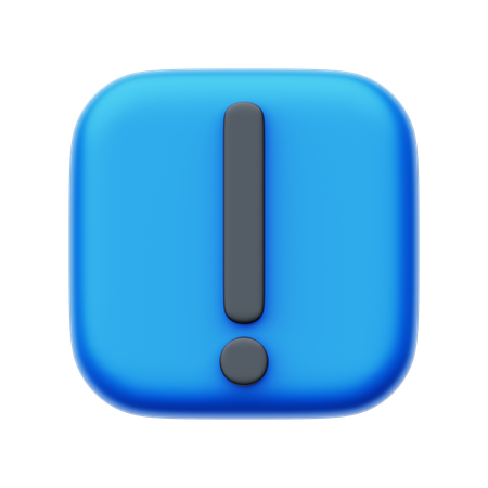 Error  3D Icon