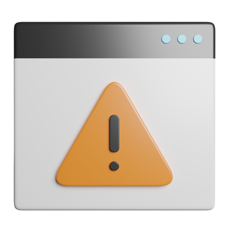 Error  3D Icon