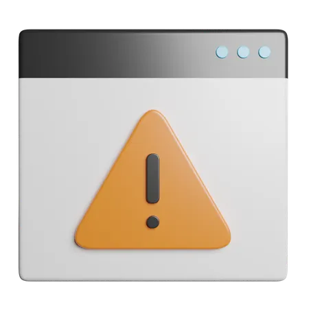 Error  3D Icon