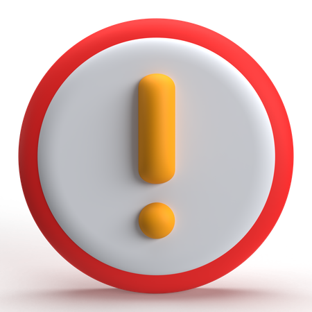 Error  3D Icon