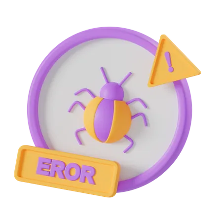 Error  3D Icon