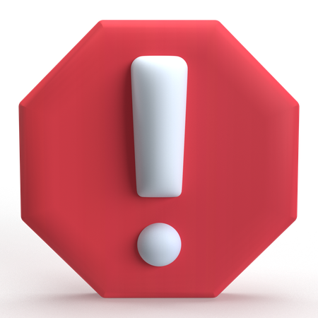 Error  3D Icon