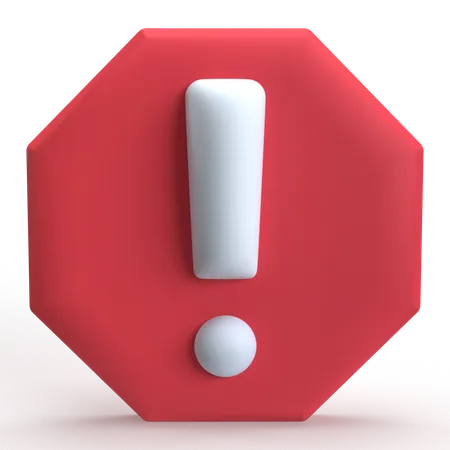 Error  3D Icon