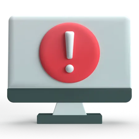 Error  3D Icon