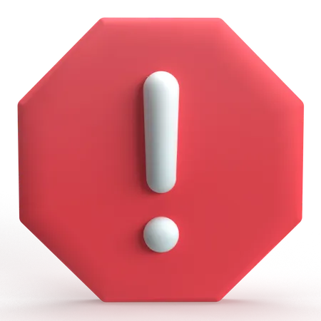 Error  3D Icon