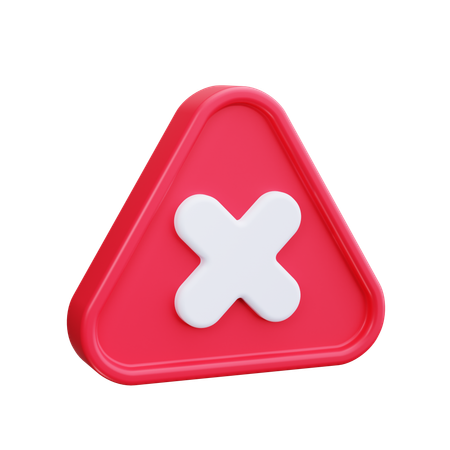 Error  3D Icon