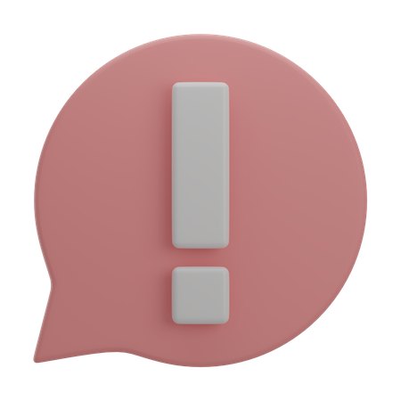 Error  3D Icon