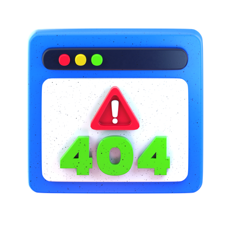 Error  3D Icon