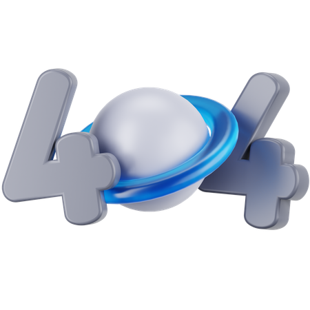 エラー404  3D Icon