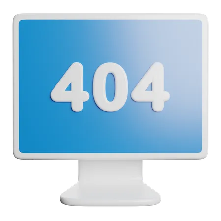 エラー404  3D Icon