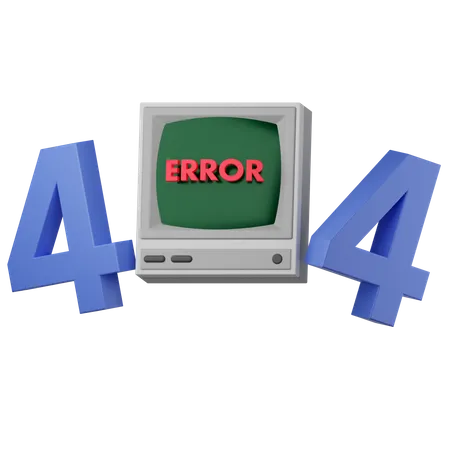 ERROR 404  3D Icon