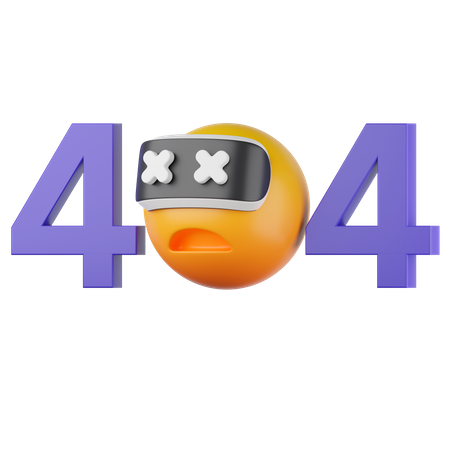 ERROR 404  3D Icon