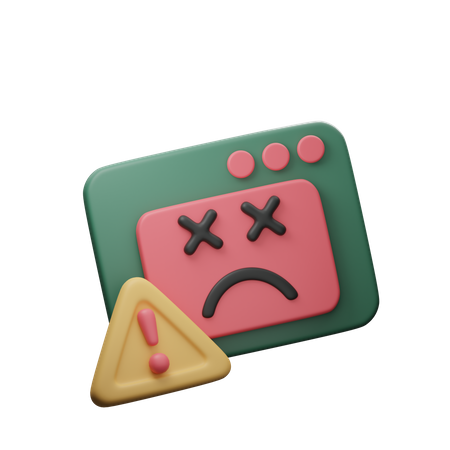 Error 404  3D Icon