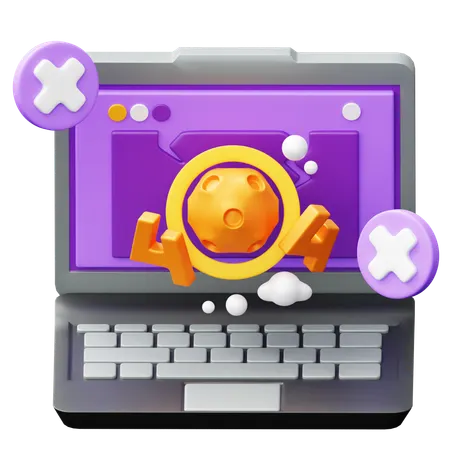 Error 404  3D Icon