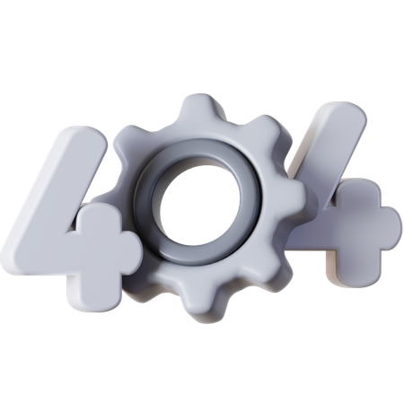 Error 404  3D Icon
