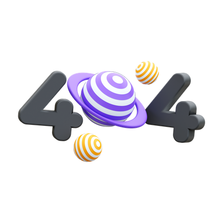 Error 404  3D Icon